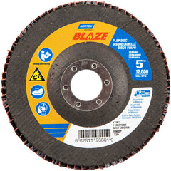5 × 7/8″ Blaze Fiberglass Conical Flap Disc Type 29 36 Grit R980P Premium Ceramic Alumina - Americas Industrial Supply
