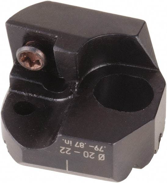 WOHLHAUPTER - Neutral Cut, 20mm Min Bore Diam, Size F101 Modular Boring Cutting Unit Head - 3.307" Max Bore Depth, Through Coolant, Compatible with CCMT06 - Americas Industrial Supply