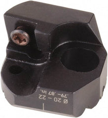 WOHLHAUPTER - Neutral Cut, 20mm Min Bore Diam, Size F101 Modular Boring Cutting Unit Head - 3.307" Max Bore Depth, Through Coolant, Compatible with CCMT06 - Americas Industrial Supply