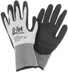 PIP - Size XL, ANSI Cut Lvl A4, Cut Resistant Gloves - Palm & Fingers Coated, Salt & Pepper - Americas Industrial Supply