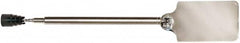 Mag-Mate - 38" OAL, Rectangular Stainless Steel Inspection Mirror - 3" Long, 2" Wide, 35" Handle, 8-1/4" Collapsed Length, Telescoping - Americas Industrial Supply