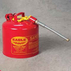 Eagle - Safety Dispensing Cans Type: Type II Safety Can Capacity: 5 Gal - Americas Industrial Supply