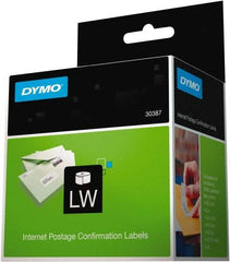 Dymo - 1-1/8" Wide x 3-1/2" Long, White Shipping Label - For DYMO LabelWriter Printers - Americas Industrial Supply