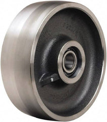 Hamilton - 10 Inch Diameter x 3 Inch Wide, Forged Steel Caster Wheel - 16,000 Lb. Capacity, 3-1/4 Inch Hub Length, 3/4 Inch Axle Diameter, Precision Ball Bearing - Americas Industrial Supply