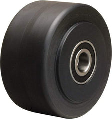 Hamilton - 4 Inch Diameter x 2 Inch Wide, Nylon Caster Wheel - 2,000 Lb. Capacity, 2-1/4 Inch Hub Length, 1/2 Inch Axle Diameter, Stainless Steel Precision Ball Bearing - Americas Industrial Supply