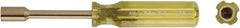 Ampco - 7/16" Solid Shaft Nonsparking Nutdriver - Ergonomic Handle, 7-7/16" OAL - Americas Industrial Supply