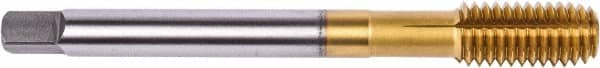 Union Butterfield - 3/4-10 UNC 2B Modified Bottoming Thread Forming Tap - Powdered Metal High Speed Steel, TiN Finish, 4.921" OAL, 1.181" Thread Length, Right Hand Thread, Series 1681AP - Americas Industrial Supply