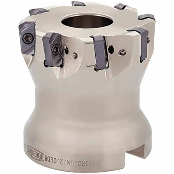 Tungaloy - 2" Cut Diam, 3/4" Arbor Hole, Indexable High-Feed Face Mill - Americas Industrial Supply