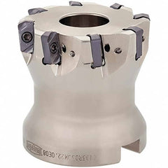 Tungaloy - 2" Cut Diam, 3/4" Arbor Hole, Indexable High-Feed Face Mill - Americas Industrial Supply