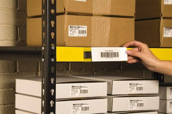 Aigner Index - 6 Long x 1 Wide, Magnetic Back, Label Holder - Clear - Americas Industrial Supply