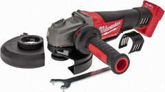 Milwaukee Tool - 4-1/2 & 5" Wheel Diam, 8,500 RPM, Cordless Angle & Disc Grinder - 5/8-11 Spindle, 18 Volts - Americas Industrial Supply