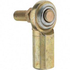 Value Collection - Female Spherical Rod End with Stud - 3/8-24, Steel with Steel Raceway - Americas Industrial Supply