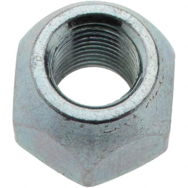 Value Collection - M12-1.25 Zinc Finish Wheel Nut - 21mm Hex, 16mm Overall Length, 60° Seat Angle - Americas Industrial Supply
