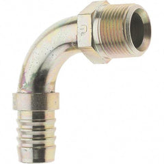 Parker - 1-11-1/2 Male NPTF Steel Hydraulic Hose 90° Elbow - -16 Hose Size, 1" Hose Diam - Americas Industrial Supply