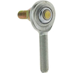 Value Collection - Male Spherical Rod End with Stud - 1/4-28, Steel with Teflon Raceway - Americas Industrial Supply