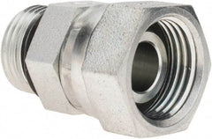 Parker - 3/4-16 SAE ORB Steel Hydraulic Hose Swivel - 5,000 psi, -8 Hose Size, 1/2" Hose Diam - Americas Industrial Supply