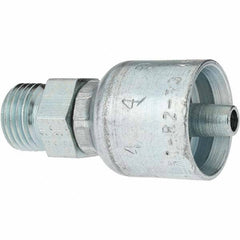 Parker - Seal-Lok Steel Hydraulic Hose Male Seal-Lok - -4 Hose Size, 1/4" Hose Diam - Americas Industrial Supply