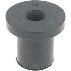 Value Collection - 3/8-16, 1-1/4" Diam Flange, Rubber Insulated Rivet Nut - Neoprene, 7/8" Long - Americas Industrial Supply