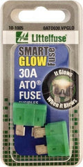 Value Collection - 30 Amp, Automotive Fuse - Green, Littlefuse ATO030 - Americas Industrial Supply