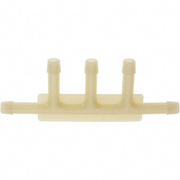 Value Collection - Nylon Five-Way Automotive Vacuum Connector - 3/16 x 3/16 x 3/16 x 3/16 x 3/16" Fitting - Americas Industrial Supply