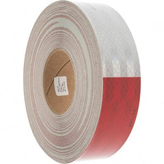 Value Collection - DOT Conspicuity Tape Color: Red and White Width (Inch): 2 - Americas Industrial Supply