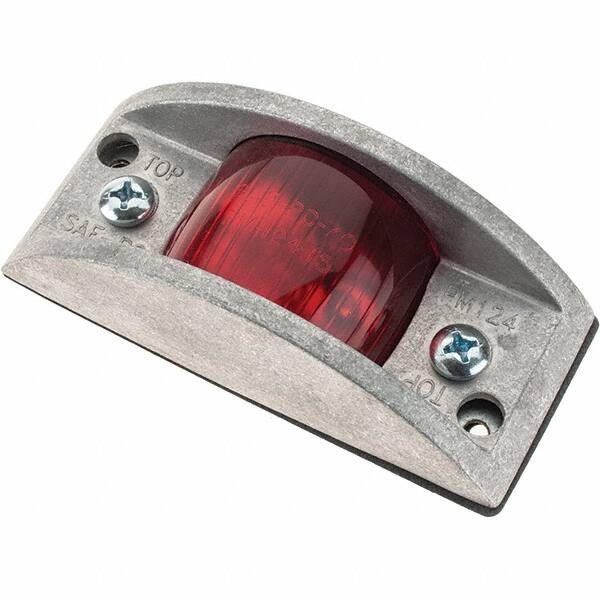 Value Collection - 4-3/4" Long, Clearance Side Marker Light Kit - Red - Americas Industrial Supply