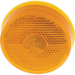 Value Collection - 2-1/2" Long, Marker Clearance Side Marker Light Kit - Yellow - Americas Industrial Supply