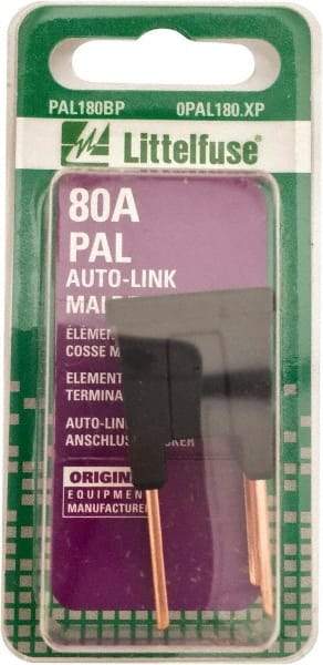 Value Collection - 80 Amp, Automotive Fuse - Black, Littlefuse PAL180 - Americas Industrial Supply