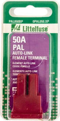 Value Collection - 50 Amp, Automotive Fuse - Red, Littlefuse PAL050 - Americas Industrial Supply