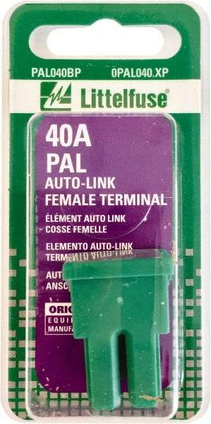 Value Collection - 40 Amp, Automotive Fuse - Green, Littlefuse PAL040 - Americas Industrial Supply