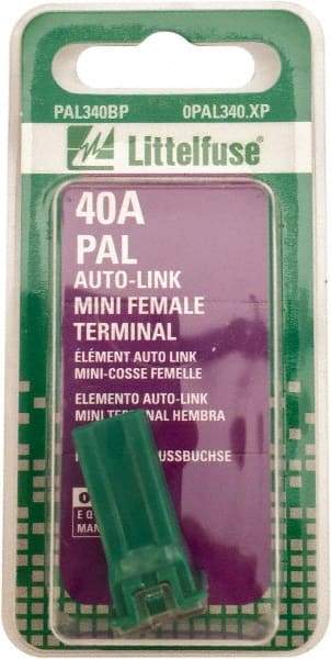 Value Collection - 40 Amp, Automotive Fuse - Green, Littlefuse PAL340 - Americas Industrial Supply