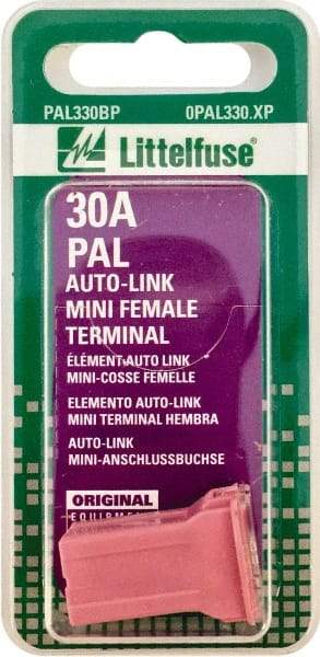 Value Collection - 30 Amp, Automotive Fuse - Pink, Littlefuse PAL330 - Americas Industrial Supply