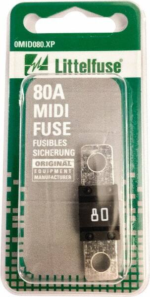 Value Collection - 32 VAC/VDC, 80 Amp, General Purpose Fuse - Bolt-on Mount - Americas Industrial Supply