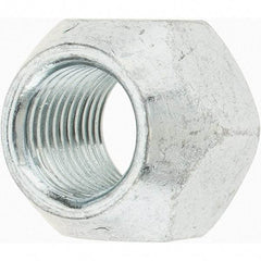 Value Collection - 1/2-20 Zinc Finish Open Wheel Nut - 13/16" Hex, 5/8" Overall Length, 60° Seat Angle - Americas Industrial Supply