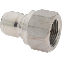 Parker - 3/4-14 Thread 303 Stainless Steel Hydraulic Hose Coupler - 3,000 psi, -12 Hose Size, 3/4" Hose Diam - Americas Industrial Supply