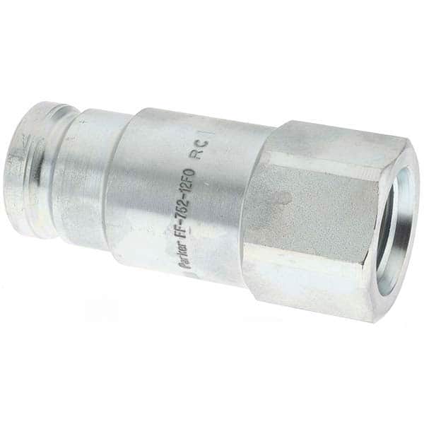 Parker - Hydraulic Hose Fittings & Couplings Type: Female Straight Thread Nipple Hose Size: 3/4 - Americas Industrial Supply