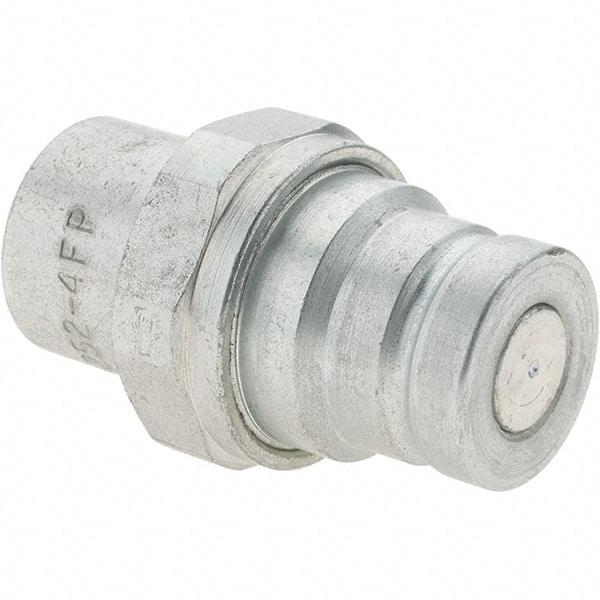 Parker - 1/4-18 NPSF Steel Hydraulic Hose Coupler - 5,000 psi, -4 Hose Size, 1/4" Hose Diam - Americas Industrial Supply