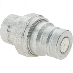 Parker - 1/4-18 NPSF Steel Hydraulic Hose Coupler - 5,000 psi, -4 Hose Size, 1/4" Hose Diam - Americas Industrial Supply