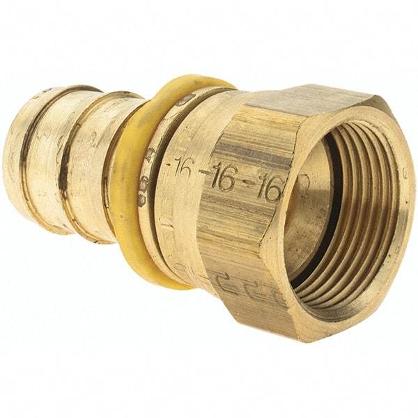 Parker - 1" ID 1-5/16-12 FJIC Barbed Push On Female Fitting - Brass - Americas Industrial Supply