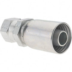 Parker - 7/8-14 Female JIC Steel Hydraulic Hose Female JIC 37° Swivel & Straight Fitting - -10 Hose Size, 5/8" Hose Diam - Americas Industrial Supply