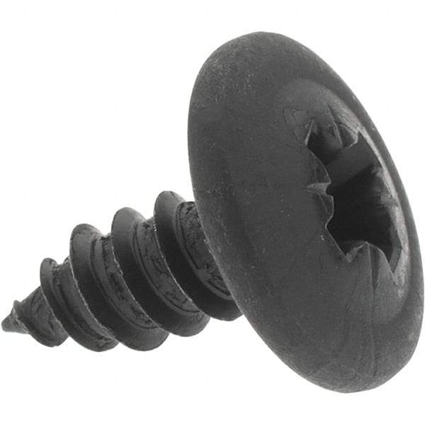 Made in USA - M4.2 Round Head Phillips Pozidriv Sheet Metal Screw - 10" Long - Americas Industrial Supply