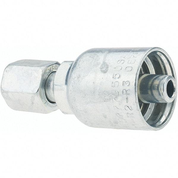 Parker - 9/16-18 Female JIC Hydraulic Hose Female JIC 37° Swivel & Straight Fitting - -6 Hose Size, 3/8" Hose Diam - Americas Industrial Supply