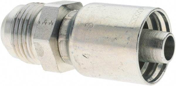 Parker - 1-1/16-12 Male SAE(JIC) Steel Hydraulic Hose Male SAE 37° JIC Rigid Fitting - -8 Hose Size, 1/2" Hose Diam - Americas Industrial Supply