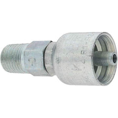 Parker - 1/4 Thread Hydraulic Hose Fitting - -4 Hose Size, 1/4" Hose Diam - Americas Industrial Supply