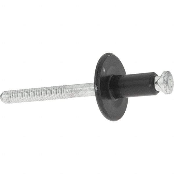 Value Collection - Large Flange Head Aluminum Peel Blind Rivet - Steel Mandrel, 3/32" to 9/64" Grip, 3/4" Head Diam, - Americas Industrial Supply