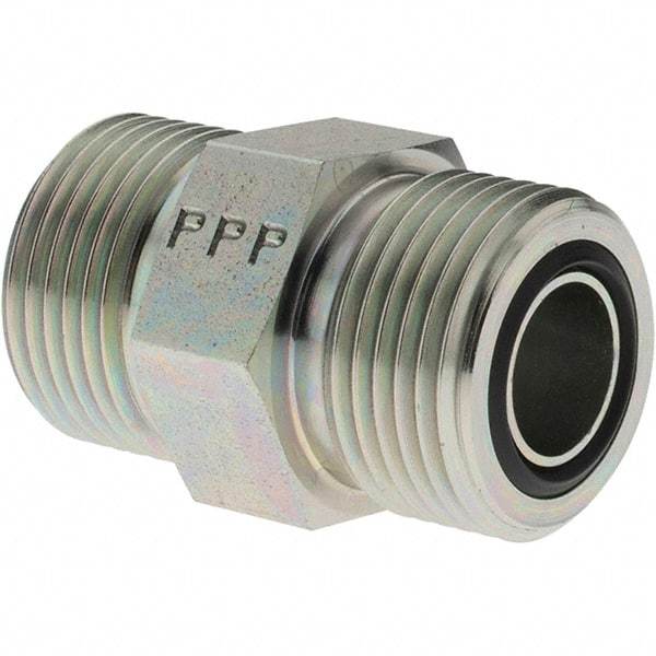 Parker - Seal-Lok Steel Hydraulic Hose Adapter - 6,000 psi, -10 Hose Size, 5/8" Hose Diam - Americas Industrial Supply