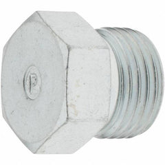 Parker - Seal-Lok Steel Hydraulic Hose Pipe Plug - 9,200 psi, -6 Hose Size, 3/8" Hose Diam - Americas Industrial Supply