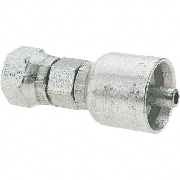 Parker - 1/4 Thread Hydraulic Hose Fitting - -4 Hose Size, 1/4" Hose Diam - Americas Industrial Supply