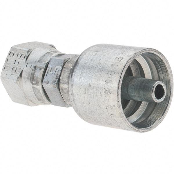Parker - 1/4 Thread Hydraulic Hose Fitting - -4 Hose Size, 1/4" Hose Diam - Americas Industrial Supply