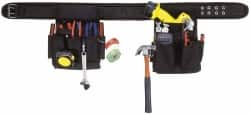 CLC - 29 to 46" Waist Apron - 20 Pocket, Black, Polyester - Americas Industrial Supply